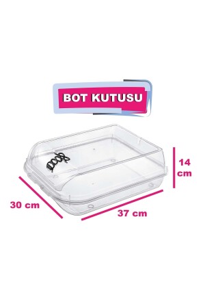 Şeffaf Unisex Ayakkabı Bot Kutusu 15'li Paket TYC00699550250 - 5