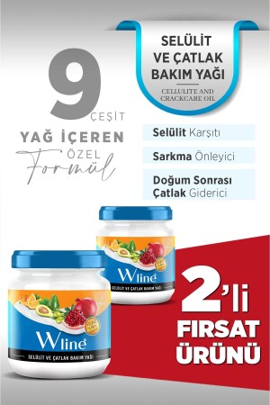 Selülit Ve Çatlak Jeli 190ml 9 Yağ Içeren 2'li - 2