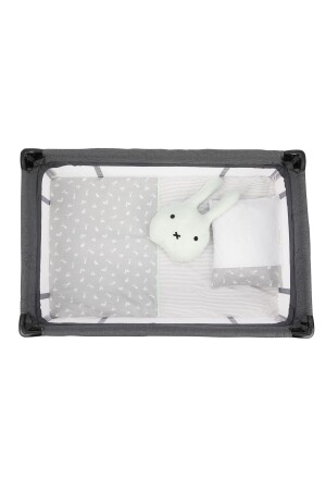 Sema Baby 6-teiliges Luxus-Parkbett-Babyschlafset – Happy Rabbit TYC00610172909 - 3