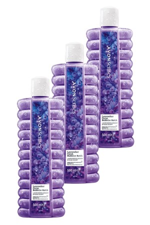 Senses Lavender Calm Badeblase mit Lavendelduft, 500 ml. Dreier-Set - 3