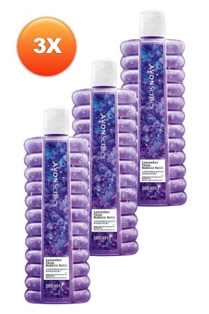 Senses Lavender Calm Badeblase mit Lavendelduft, 500 ml. Dreier-Set - 4