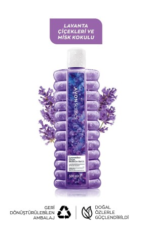 Senses Lavender Calm Badeblase mit Lavendelduft, 500 ml. Dreier-Set - 5