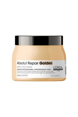 Serie Expert Absolut Repair Golden Repair Lichtmaske mit Goldpigment für geschädigtes Haar 500 ml - 2