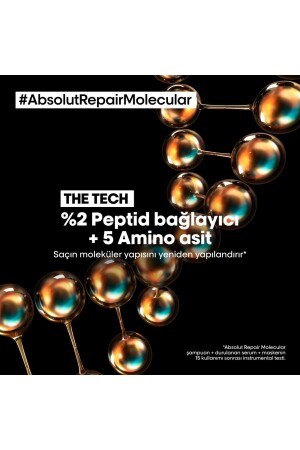 Serie Expert Absolut Repair Molecular Tüm Yıpranmış Saçlar Için Durulanan Seru - 7