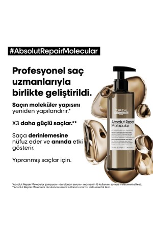 Serie Expert Absolut Repair Molecular Tüm Yıpranmış Saçlar Için Durulanan Seru - 8