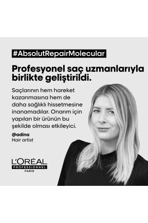 Serie Expert Absolut Repair Molecular Tüm Yıpranmış Saçlar Için Durulanan Seru - 10