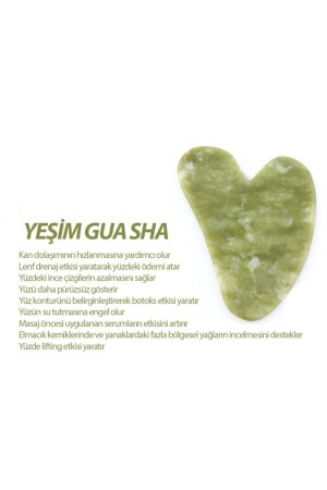 Sertifikalı Yeşim Gua Sha Masaj Taşı odtma01005 - 1