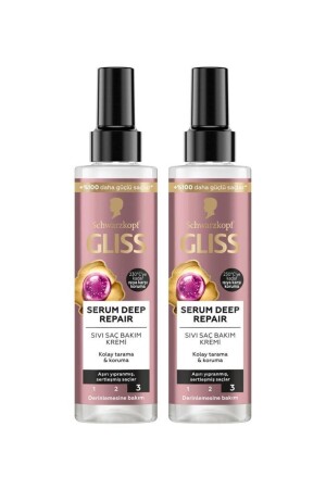 Serum Deep Repair Onarıcı Durulanmayan Sıvı Saç Kremi 200 ml X 2 Adet - 2