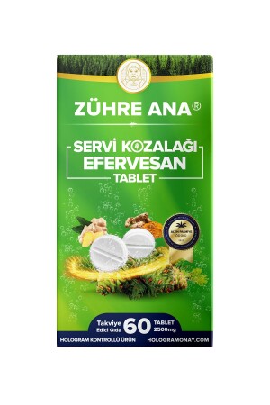 Servi Kozalağı Efervesan Tablet 2500mgx60 Adet - 6