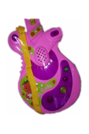 Sesli Işılklı Gitar . Müzikli Gitar . 35 Cm Boyunda Şık Gösterişli Gitar Fma06153 - 4