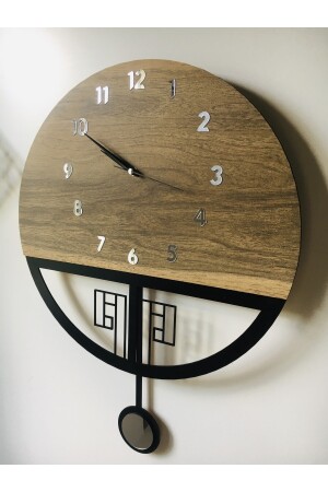 Sessiz Sarkaçlı Ahşap Duvar Saati, Sarkaçlı Saat, Duvar Saati, Ahşap Saat, Wooden Wall Clock sarkaçmodelgeyik - 10