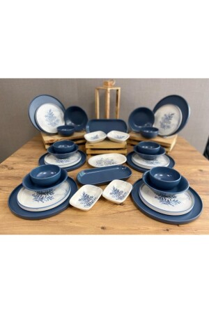 Set Abendessen Blue Magic 31 Teile für 6 Personen dmt21213131 - 5