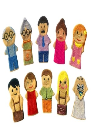 Set mit 10 Family People Fingerpuppen - 2