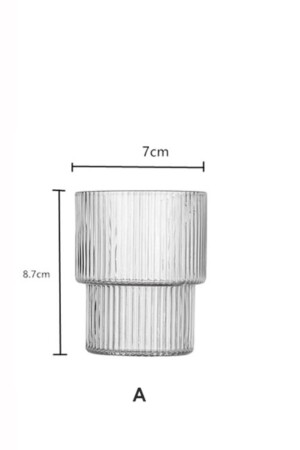 Set mit 6 Gläsern – Wasser-Erfrischungsgetränkeglas im Acryl-Stil – dekoratives Getränkeglas 300 ml, kein Glas - 4