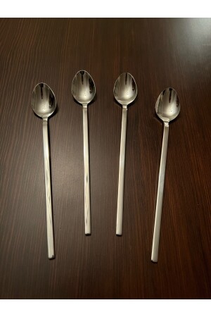 Set mit 6 langen Löffeln, Cocktail- und Dessertlöffel, 20 cm, CELK424 - 4