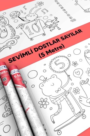 Sayılar Boyama Kağıdı SAYILR01 - 4