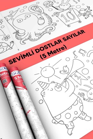 Sayılar Boyama Kağıdı SAYILR01 - 7