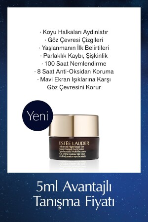 Seyahat Boy Göz Kremi - Advanced Night Repair Supercharged Jel Göz Kremi 5ml - 2