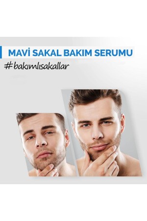 Seyrek ve Boş Bölgelerde Yeni Sakal Oluşumuna Yardımcı Mavi Sakal Bakım Serumu 20ml. - 5