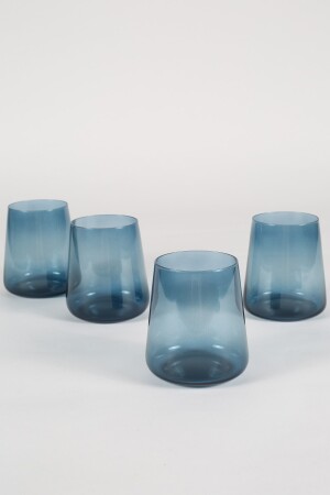 Shadow 4-teiliges Wasserglas-Set Blau 380 cc 301. 01. SHW0051004RKL - 4