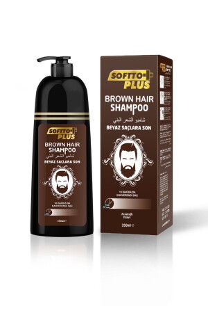 Shampoo für braunes Haar, 350 ml - 4