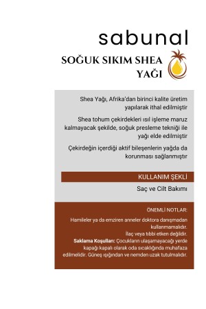 Shea Yağı Soğuk Sıkım Ham Işlenmemiş 1. Sınıf Kalite %100 Raw Virgin Shea Butter 100 gr - 6