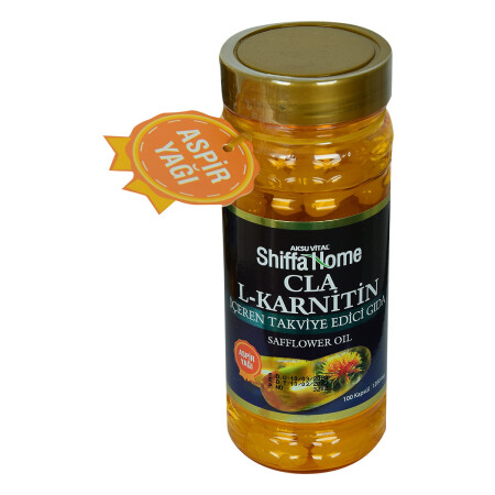 Shiffa Home Cla L-Carnitin Distelöl Soft 1000 mg x 100 Kapseln - 6