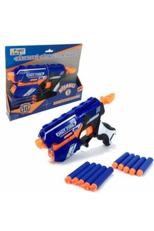 Shooter-Nerf-Pistole mit 20 m Reichweite und Schwammgeschossen. Spielzeugpistole. Nerf-Pistole mit 20 cm weichen Kugeln - 2