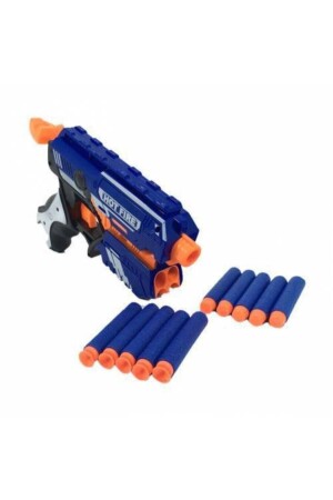 Shooter-Nerf-Pistole mit 20 m Reichweite und Schwammgeschossen. Spielzeugpistole. Nerf-Pistole mit 20 cm weichen Kugeln - 5