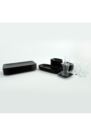 Siera Matte Black Mitgift-Set 26-teilig für 6 Personen CKBREAKFAST PACKAGESIERA000026 - 7