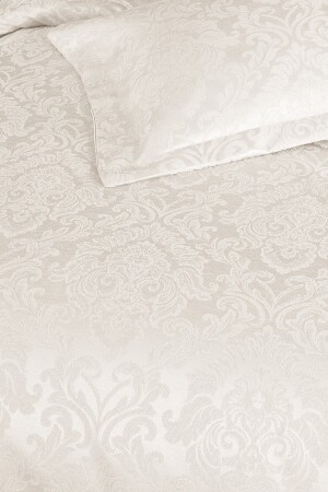 Sierra Jacquard Chenille Doppelbett-Tagesdecke (Creme) SRR1 - 5