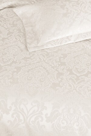 Sierra Jacquard Chenille Tagesdecke für Doppelbett (Creme) - 5