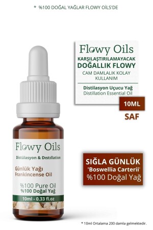 Sığla Günlük Yağı %100 Doğal Bitkisel Uçucu Yağ Akgünlük Yağı Frankincense Oil 10ml - 3