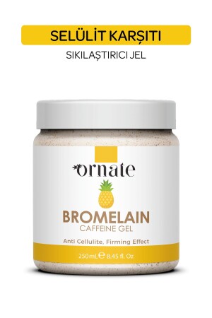 Sıkılaştırıcı- Selülit Giderici- Inceltici Jel Bromelain Caffeine Jel 250ml - 2