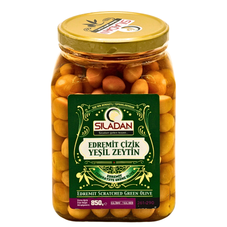 SILADAN EDREMIT CIZIK YESIL ZEYTIN 400 GR - 1