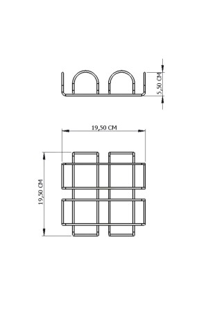 Silberner quadratischer 18-cm-Serviettenhalter-Café-Restaurant-Hotel- Luxus-Küchengeschirr Große Servietten aus Metall und Edelstahl - 6