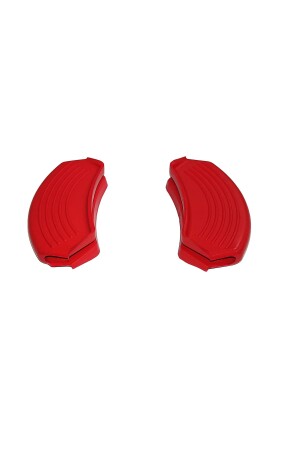 Silikon-Topfpfannenhalter, feuerfestes Antihaft-Griff-Set, rot, 9 x 4 cm (1 Set besteht aus 2 Stück) - 4