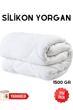 Silikon Yorgan Tek Kişilik 155x215 Cm Yıkanabilir 1500 Gr - 2