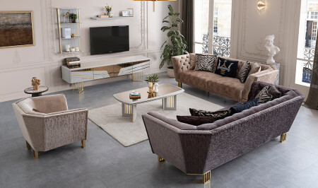 Silvia Luxus-Sofa-Set - 11