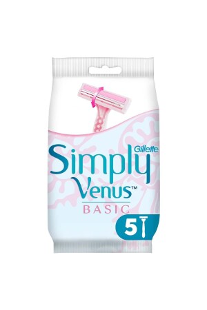 Simply Venus 2 Basic Kadın Tıraş Bıçağı 5'li - 3