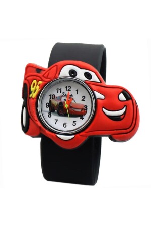 Şimşek Mcqeen-Uhr Şimşek Cars-Armbanduhr Şimşek Mq-Qualitäts-Pat-Uhr - 2