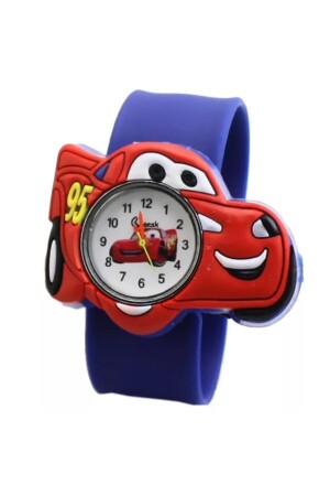 Şimşek Mcqeen-Uhr Şimşek Cars-Armbanduhr Şimşek Mq-Qualitäts-Pat-Uhr - 9