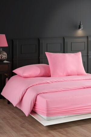 Single Cotton Elastic Sheet Duvet Cover Set 4 Colors nevtekl - 2