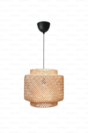 Sinnerlig Bambu Avize 40cm- Iskandinav, Modern, Bohem, Rattan Avize, Aydınlatma EO-900 - 3