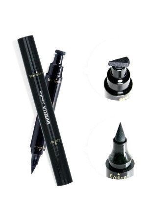 Siyah Çift Taraflı 24 Saat Ince Damga Likit Eyeliner 6970074434330 - 3