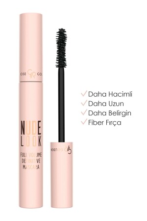 Siyah Maskara - Nude Look Full Volume Definitive Mascara 8691190967482 - 1