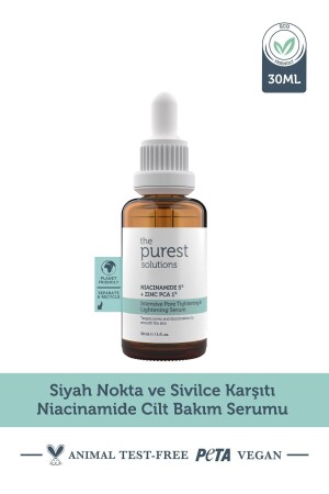 Siyah Nokta Ve Sivilce Karşıtı Niacinamide Cilt Bakım Serumu 30 Ml (niacinamide 5% & Zinc Pca 1%) - 2