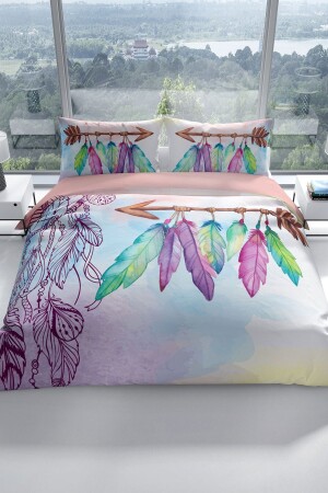 Sleep 3d Baumwollsatin-Doppelbettbezug-Set Cattleya15695 - 6