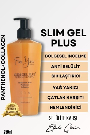 Slim Gel Plus – Straffende – regionale Schlankheitscreme – Anti-Risse- und Cellulite-Creme - 2