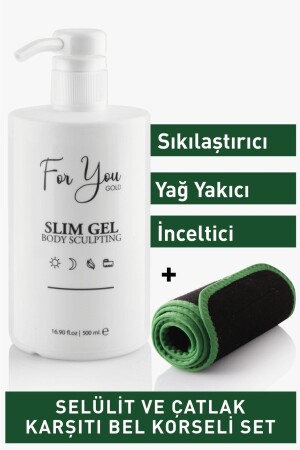 Slim Jel Inceltici - Sıkılaştırıcı-yağ Yakıcı–bölgesel Incelme-çatlak Karşıtı Ve Selülit Kremi 500ml - 3